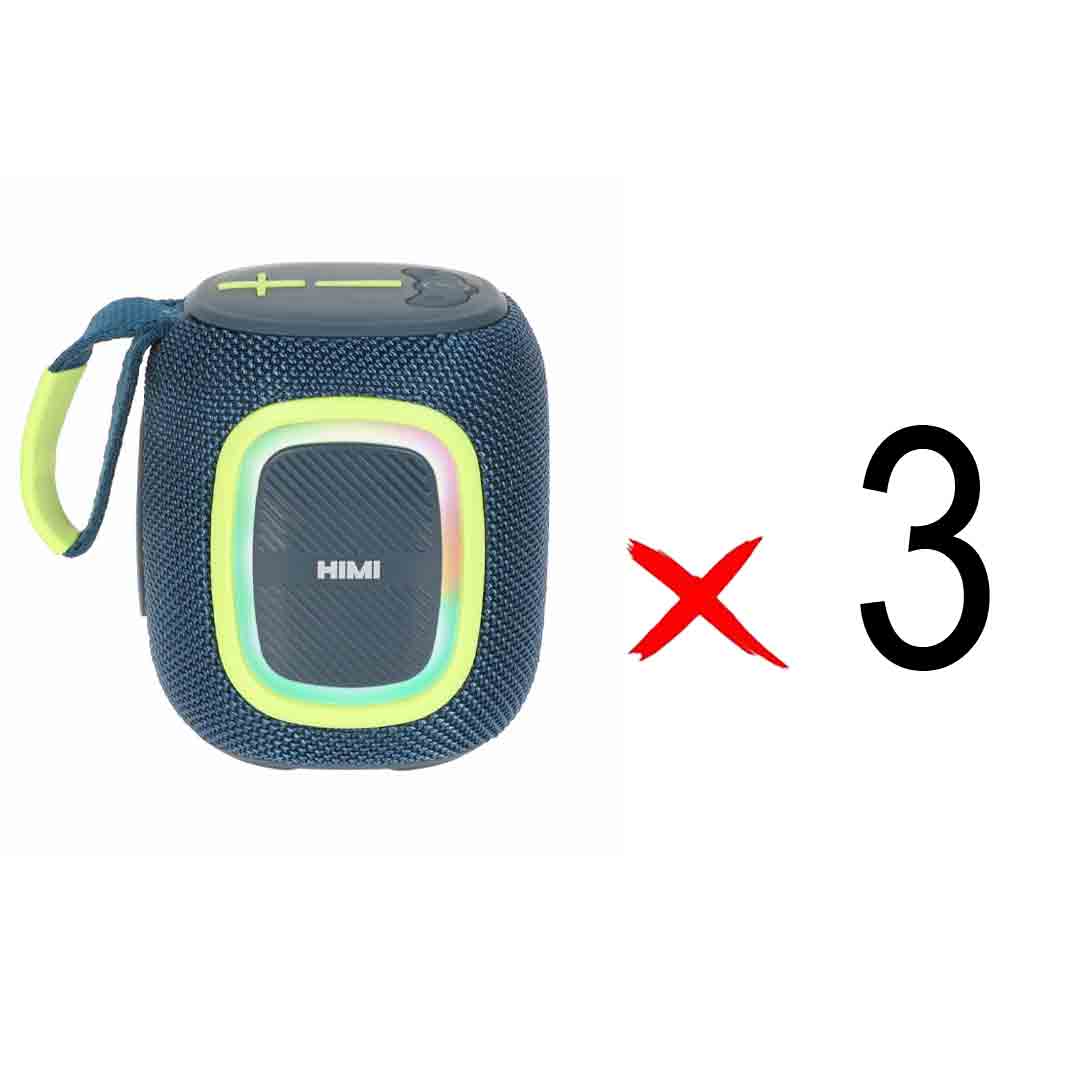 اسپیکر بی سیم HIMI مدل XOOM V5 VQ-SP32 - آبی (بسته 3 عددی)